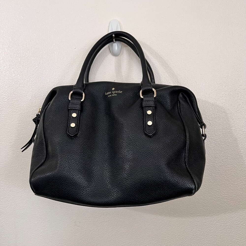 Kate Spade Bags leather black, gold detail in the logo